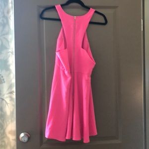 Hot pink dress
